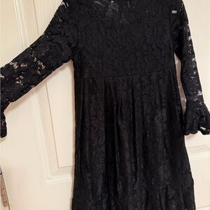 Elegant Black Lace Dress